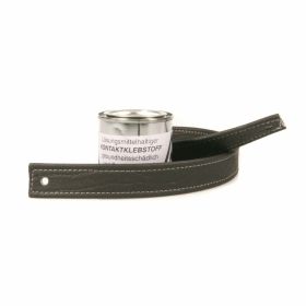 REPRO TEILE Abdeckung Denfeld Sitz mit hell/dunkelgrauem Riemen