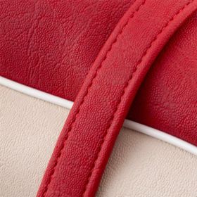 REPRO TEILE Sitzbezug mit Sperrband und weiß-rot/beigem Rand