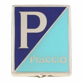 PIAGGIO REPRO TEILE Emblem blau 36x47 mm mit 4 Klemmen enthalten