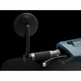 RIZOMA SPIRIT RS 100 mm CNC aluminum black approved mirror