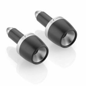 RIZOMA Lenkergewichte 32 mm aus anodisiertem CNC-Aluminium in Silber