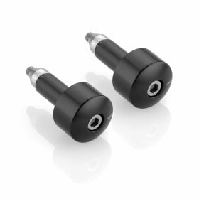 RIZOMA Lenkergewichte 28,5 mm aus anodisiertem CNC-Aluminium in Schwarz