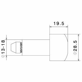 RIZOMA Lenkergewichte 28,5 mm CNC-Aluminium eloxiert blau