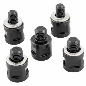 Adattatore RIZOMA Specchietto CNC Nero 27mm/17mm con 5 adattatori inclusi