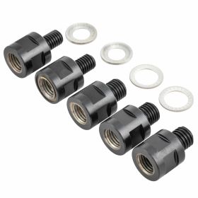 Adattatore RIZOMA Specchietto CNC Nero 27mm/17mm con 5 adattatori inclusi