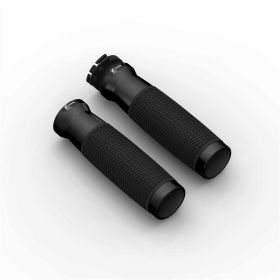 Manopole RIZOMA Urlo RS 22/24 mm alluminio nero lunghezza 120 mm senza apertura