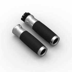 RIZOMA Urlo Handlebars 22/24 mm anodized silver aluminum 128 mm length