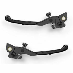 RIZOMA CNC Black Aluminum Sports Brake Lever Set ABE Certified