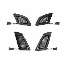 Kit frecce RIZOMA nere con LED omologate E anteriori e posteriori
