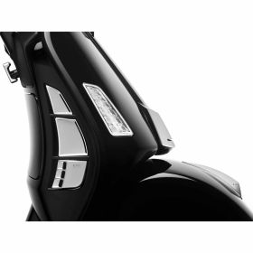 Griglia aerazione RIZOMA in alluminio CNC argento per bauletto