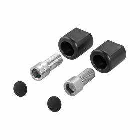 RIZOMA CNC anodisierte schwarze Aluminium-Spiegellochabdeckung Paar