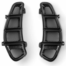 RIZOMA CNC Aluminium Belüftungsgitter Schwarz Links und Rechts Gehäuse