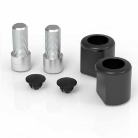 RIZOMA Aluminium CNC schwarze M8 Spiegelbohrabdeckungen Paar