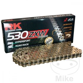 CHAIN RK 530ZXW PINION 18 SPROCKET 46 GBR