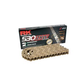 RK GB530ZXW-114-CLF MOTORCYCLE TRANSMISSION CHAIN