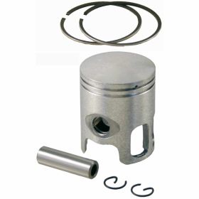 RMS Piston 70 cc 47mm pour moteurs 2T avec segment et roulement à aiguilles