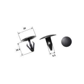 10 RIVETTI IN PLASTICA 16,5 X 20
