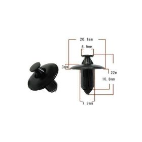 10 RIVETTI IN PLASTICA 22 X 20,1