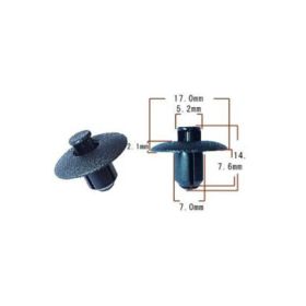 10 RIVETTI IN PLASTICA 14 X 17