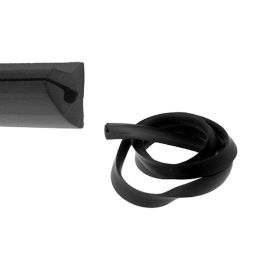 PROFILO IN GOMMA 14MM X 1100MM NERO