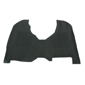 TAPPETO NERO IN GOMMA