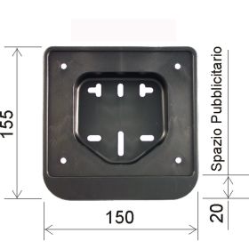 PORTATARGA EUROPEO 150 X 155 MM