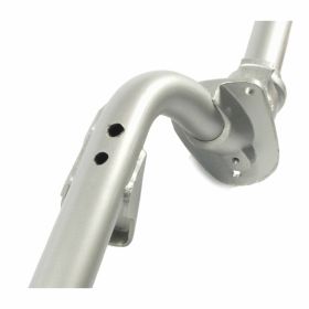 Fourche RMS en argent sans bras oscillant pour moto