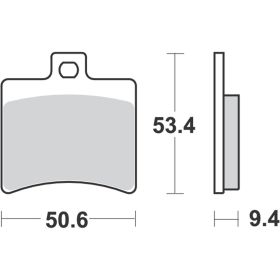 PLAQUETTES FREIN MOTO RMS 22510031