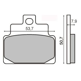 PLAQUETTES FREIN MOTO RMS 225100460