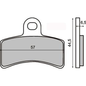 PLAQUETTES FREIN MOTO RMS 225100630