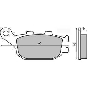 PLAQUETTES FREIN MOTO RMS 225100930