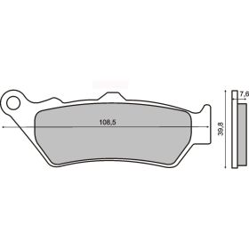 PLAQUETTES FREIN MOTO RMS 225101010