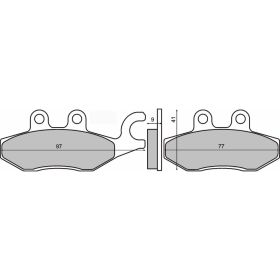 PLAQUETTES FREIN MOTO RMS 225102600