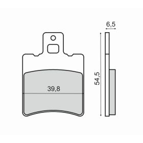 PLAQUETTES FREIN MOTO RMS 225103210