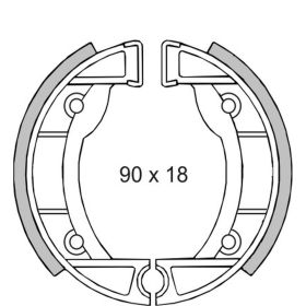Bremsbacken RMS 225120190