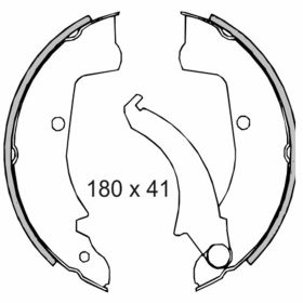 RMS Classic Plaquettes de Frein pour PIAGGIO Ape MP/P