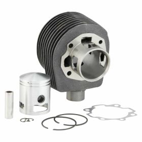 Cilindro RMS 150cc in ghisa nodulare 3 travasi 57,8mm corsa 57mm 2 anelli pistone