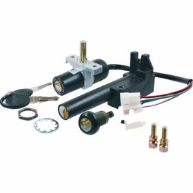 Security lock kit with keys and quick installation accessories