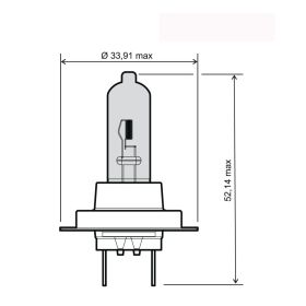 LAMPADA 12V-55W H7 EFFETTO XENO OMOL