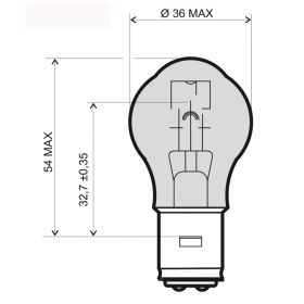 Ampoule de moto RMS 246510325