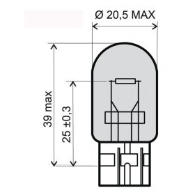 Ampoule de moto RMS 246510445