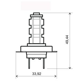AMPOULE LED MOTO RMS 246510610