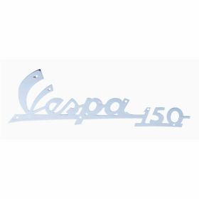 Targhetta RMS Scudo Anteriore in Ottone Cromo 140x50 mm fissaggio a 7 rivetti