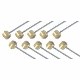 50 câbles d'embrayage en acier zincé 2000 mm 1,9 mm sans manchon