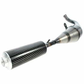 Échappement de course ROOST RS5 style Japon en aluminium anodisé noir