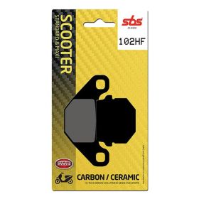 Jeu de plaquettes de frein SBS 102HF en composé céramique