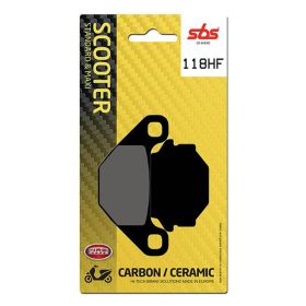 Paire de plaquettes de frein SBS 118HF en composé céramique