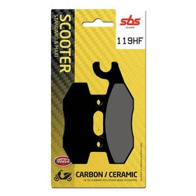 Kit de plaquettes de frein en composé céramique SBS 119HF