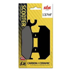 Jeu de plaquettes de frein SBS 137HF en composé céramique pour YAMAHA