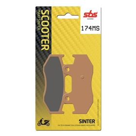 Plaquettes de frein SBS 174MS en composé fritté pour SUZUKI